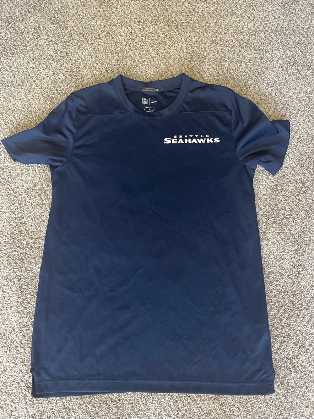 Nike Navy Blue Seattle Seahawks T-Shirt
